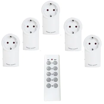 

Universal EU Power Socket RF 433Mhz Wireless Intelligent Remote Control Light Switch Smart Home Compatible Broadlink RM4 pro