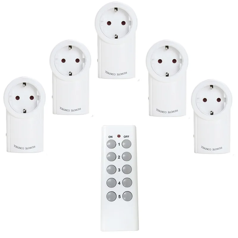 

Universal EU power socket wireless intelligent remote control RF 433.92 mhz light switch smart home compatibe Broadlink RM pro