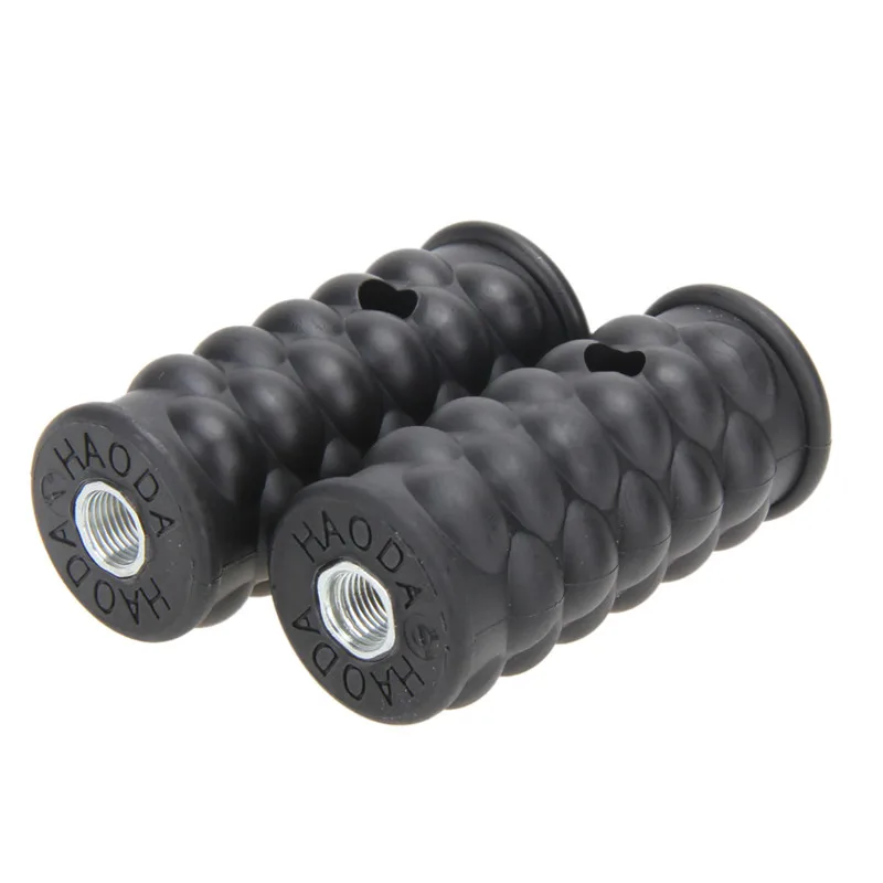 

1Pair Aluminum Alloy Nonslip MTB Bike Bicycle Pedal Front Rear Axle Foot Pegs BMX Footrest Lever Cylinder Bike Parts