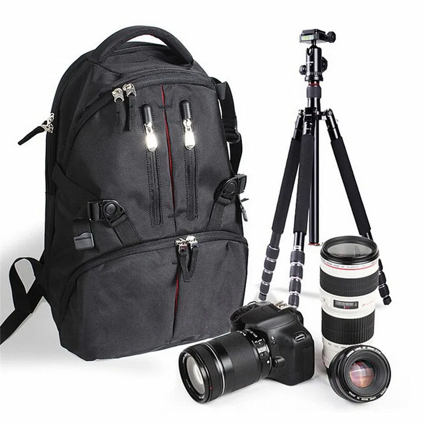Клетка для камеры профессиональная сумка для камеры водонепроницаемый противоударный цифровой SLR DSLR мягкий рюкзак подходит для Canon для Nikon