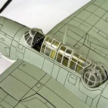 New 3d Paper Model Aircraft 1 33 Scale World War Ii Us Tbm 3 Bomber Fighter Military Papercraft Diy Paper Puzzle Assemby Model Building Kits Aliexpress