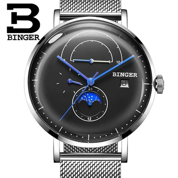 

Switzerland BINGER Men's Watches Luxury Brand Automatic Mechanical Men Watch Sapphire Male Japan Movement reloj hombre B8610-9