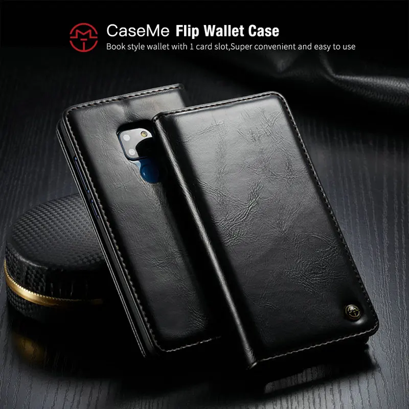 

CaseMe Original Wallet Case For Huawei P30 P8 P9 P10 P20 lite Pro Automatic Magnetic Credit Card Flip Cover For Huawei Mate 20