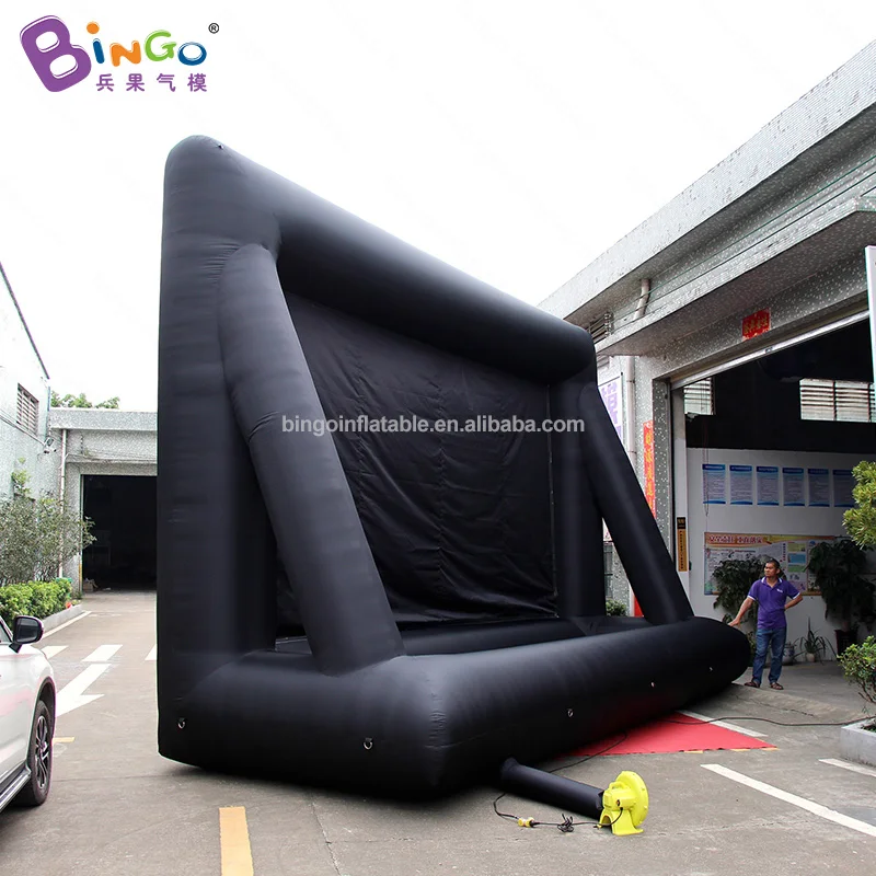  Custom made 7.3X2.7X4.8 meters inflatable projector screen / inflatable screen cinema / inflatable 
