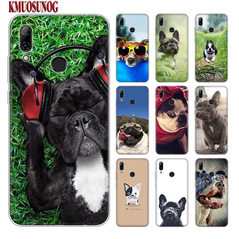 

Silicone Phone Case French bulldog for Huawei Y5 Y6 Y7 Y9 Mate 20 10 Lite Pro 2019 2018 2017 Nova 3 3i 4 Cover