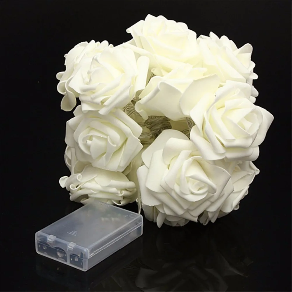 Novelty rose led string lights Events&Parties 2M 20LED Guirlande Lumineuse Garden Christmas ...