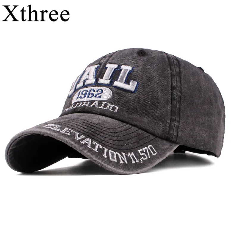 

Xthree New men's cap baseball hat for men street wear women dad hat embroidery casual cap casquette hip hop cap