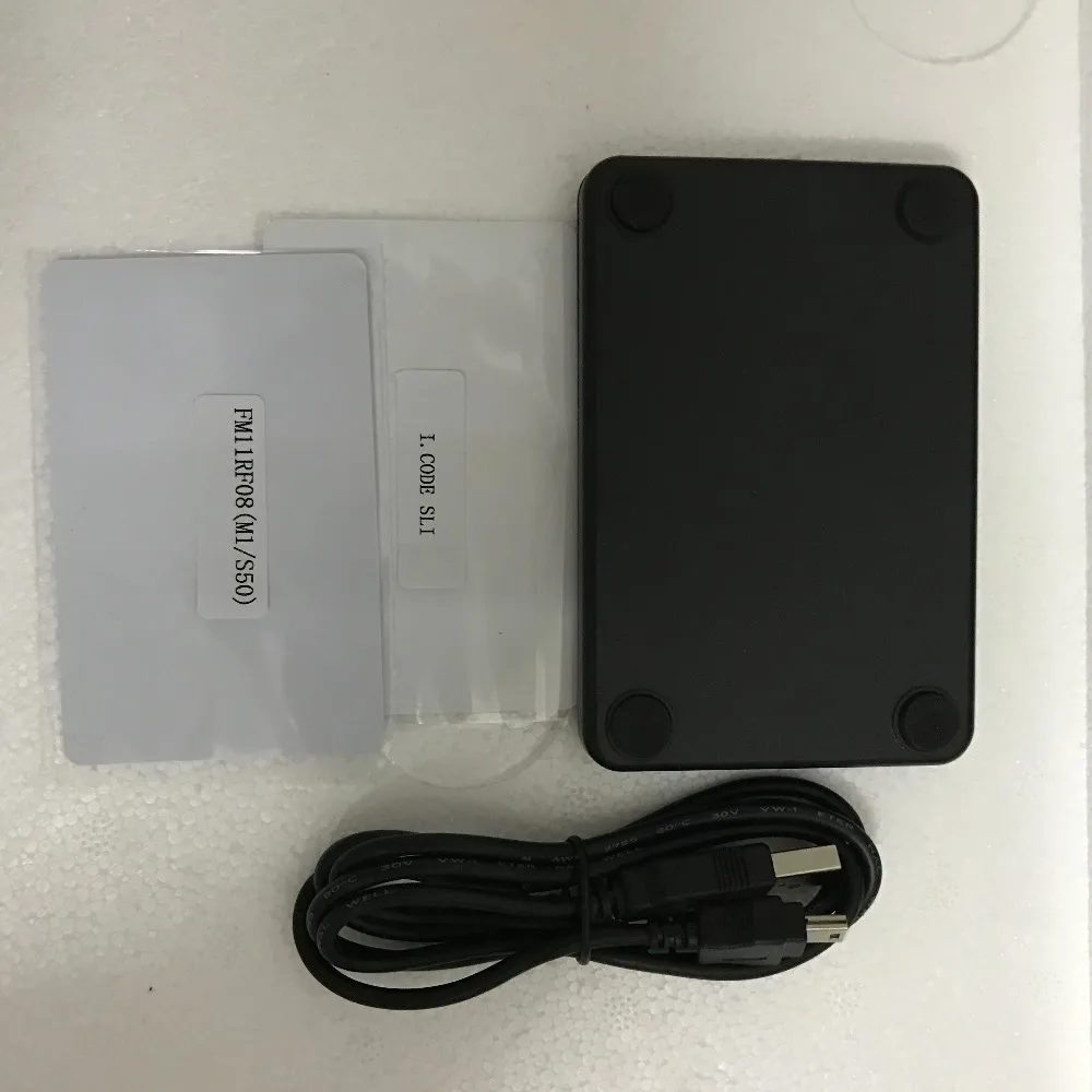 13 56 МГц ISO 15693 RFID IC HF настольный считыватель/Писатель ISO144443A/B Бесплатная доставка