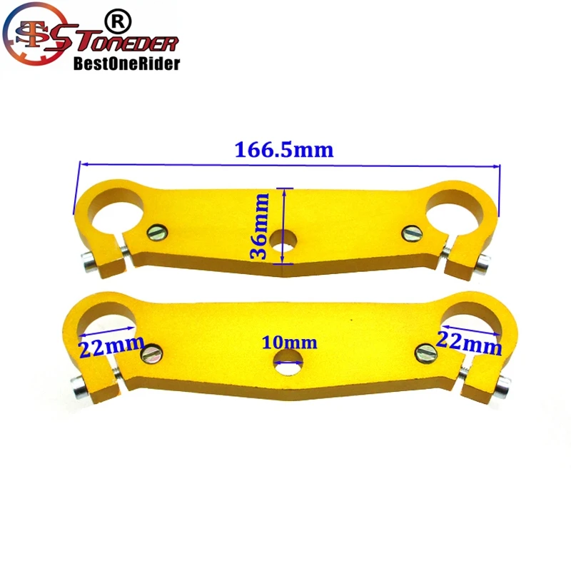 Stoneder передняя вилка triple Дерево Зажимы пластина для CAGS Mx-3 GP-RSR MTA1 MTA2 A1 A2 A3 китайский 47cc 49cc мини мото карманный велосипед