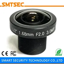 Sl-ry168f20ir 1/" F2.0 HD 3mp мегапикселей, объектив M12x0.5 1.68 мм рыбий глаз 185 градусов Широкий формат Объективы для видеонаблюдения для безопасности Камера