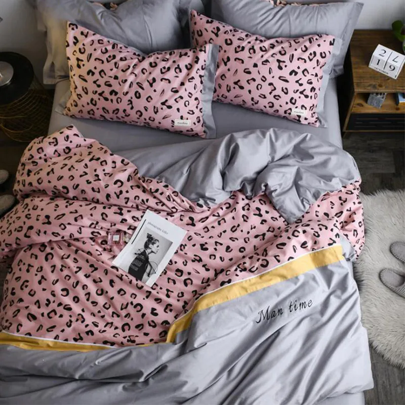 

Pastoral Small Floral Bed Linen One Piece Size 3pcs/4pcs Bedding Set With Pilloccase +Bed Sheet Pillowcases Cover Set