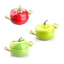 Yiwumart антипригарный алюминиевый кухонный суповый горшок для фруктов сковорода для соуса котел в форме помидора без дыма бытовые кухонные приборы