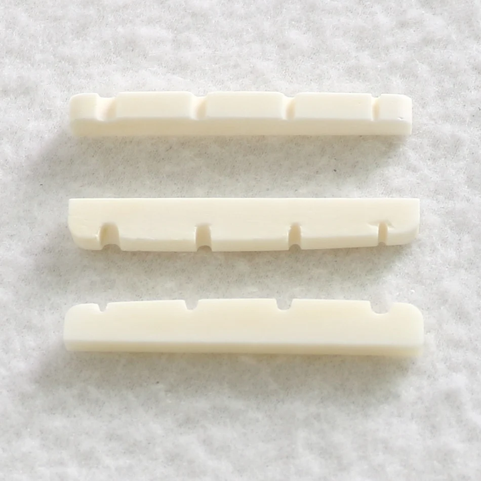 Donlis 5pcs Bone Bass Nut 42mm For 4 String Pbass Necks
