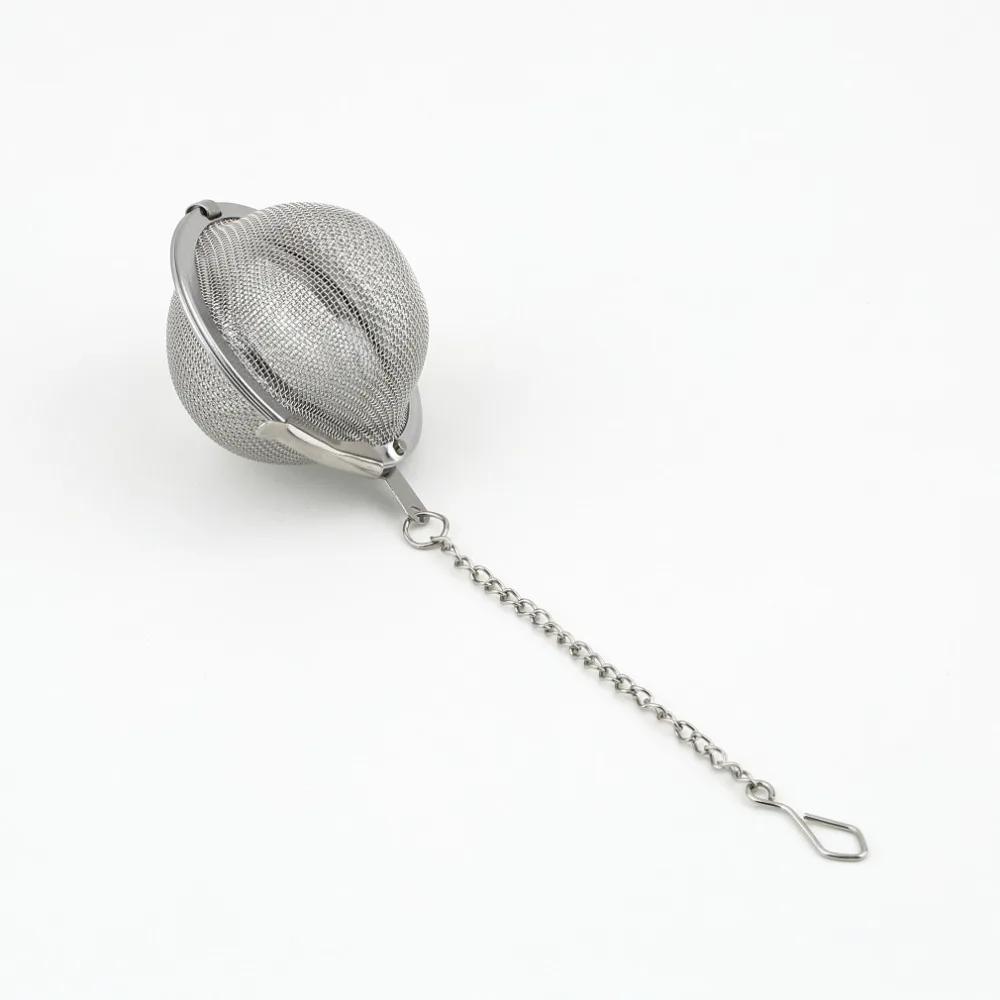 

1pcs new arrival Stainless Steel Sphere Locking Spice Tea Ball Strainer Mesh Infuser tea strainer Filter infusor