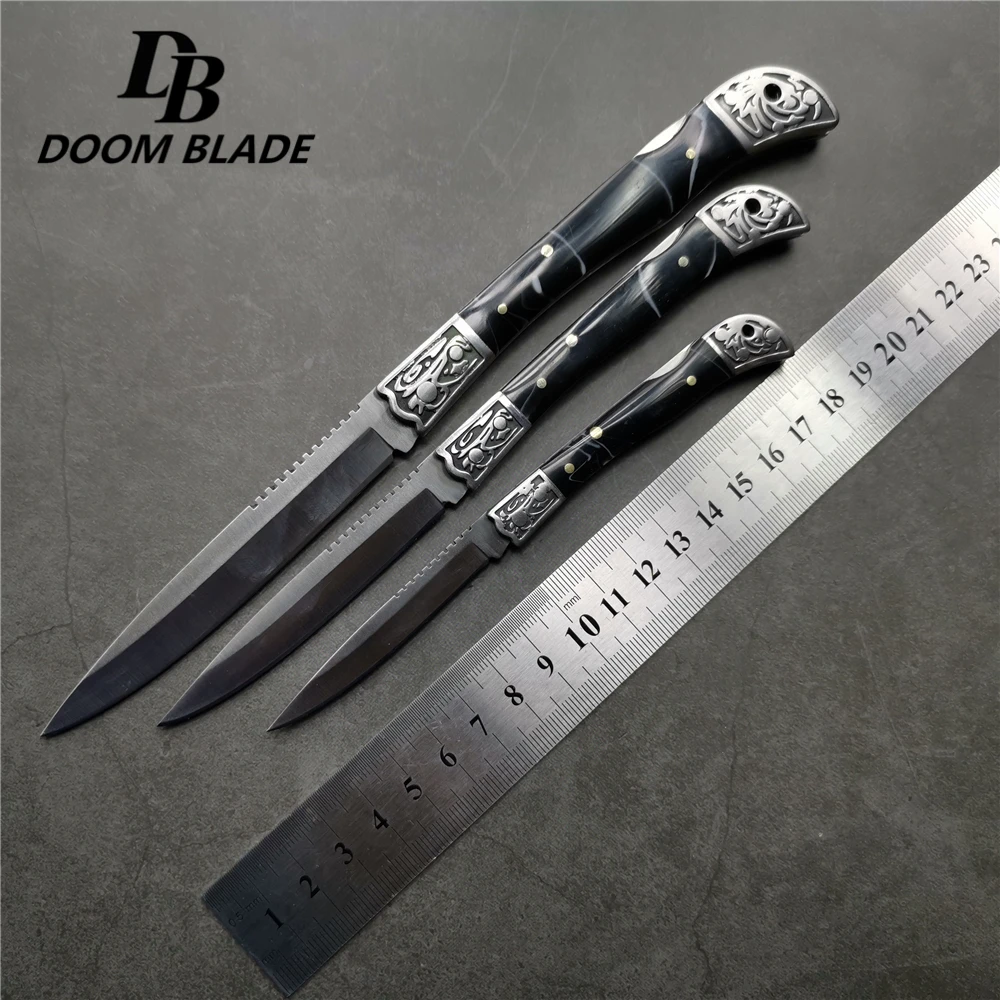 (5.7 ''/7.3''/9 ') 55HRC Sml للطي شفرة سكين البسيطة محفظة جيب المفاتيح سكاكين بقاء EDC أداة القاطع مقشرة