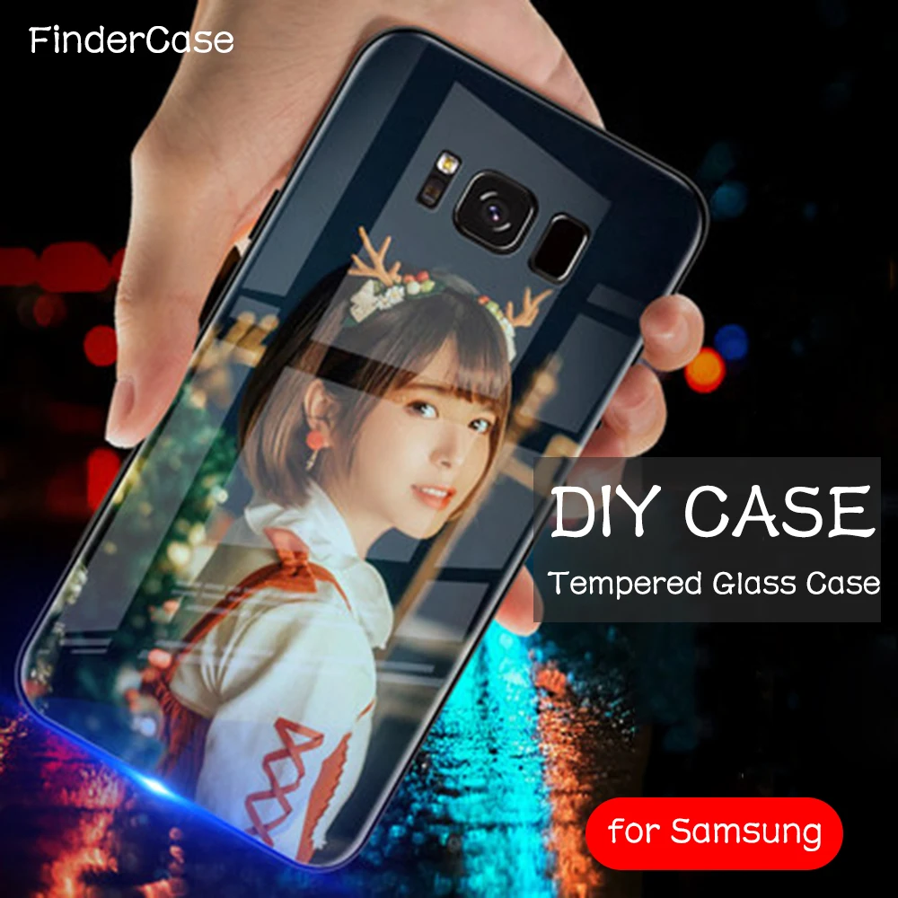 Чехол на заказ для Samsung S10 Plus DIY Стекло жесткая задняя крышка Note 8 чехол Galaxy 9 S8 S9 lite |