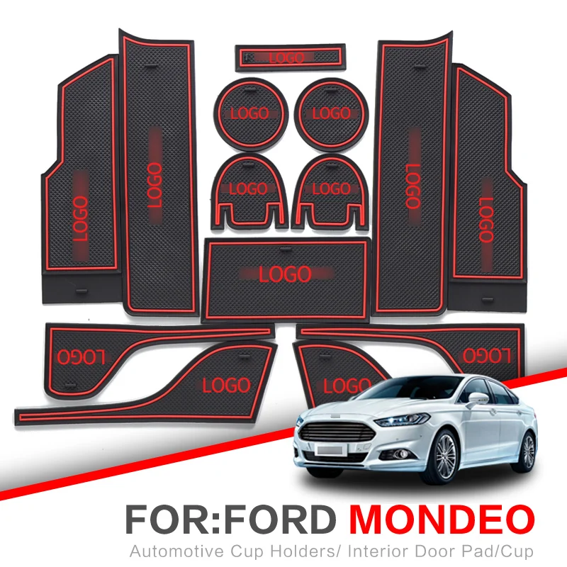 Коврик ZUNDUO для ворот Ford Mondeo Fusion 2007 - 2018 MK4 MK5 2012 2015 2016 Нескользящие коврики коврик