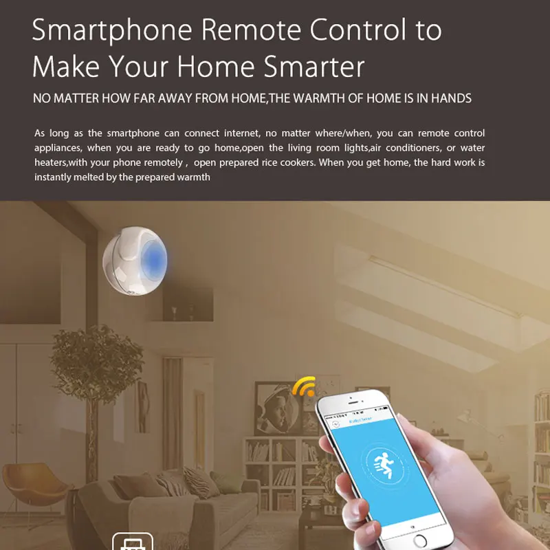 NEO CoolCam Smart Life Wireless WIFI PIR Motion Dectector Alarm Sensor App Notification Alerts Support IFTTT