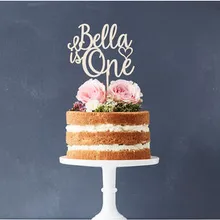 Персонализированное имя счастливое украшение для именинного торта Подарки для клиентов детское украшение для именинного торта вечерние украшения