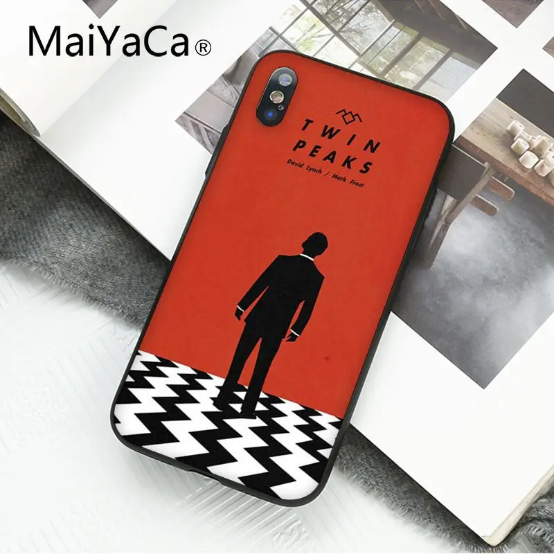 MaiYaCa Твин Пикс огонь ходить со мной чехол для телефона для iphone 11 Pro 11Pro Max 8 7 6 6S Plus X XS MAX 5 5S SE XR - Цвет: A6