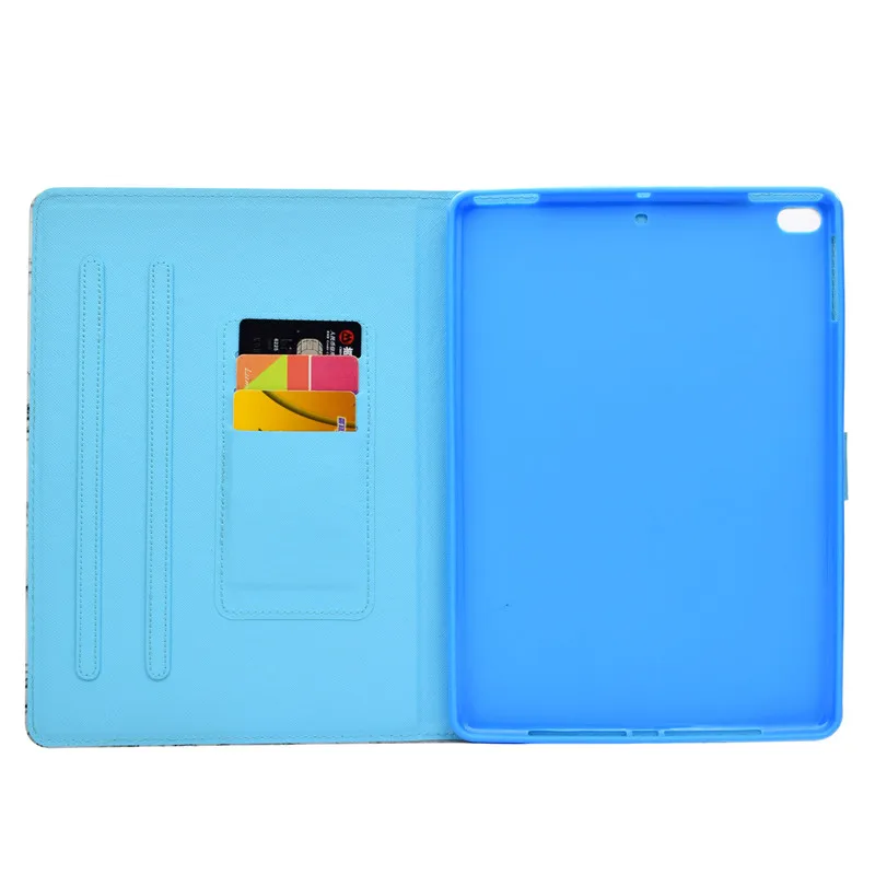 Wekays для Apple Ipad Air Ipad 5 мультфильм Единорог кожаный флип чехол Подставка для Coque IPAD AIR IPAD 5 ipad5 9.7 "Планшеты крышка Чехол