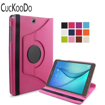 

CucKooDo 200Pcs/lot For Samsung Galaxy Tab A 9.7, 360 Rotating Stand Smart Case Cover for Samsung Galaxy Tab A 9.7-Inch SM-T550