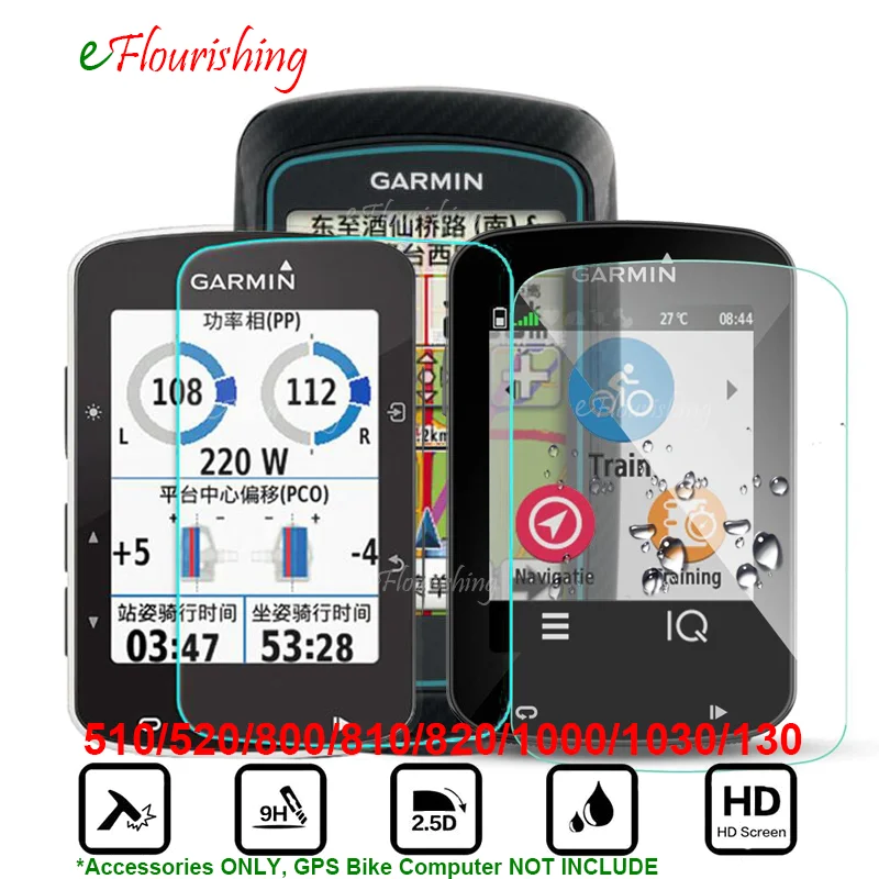Для Garmin Edge 510/520/800/810/820/1000/1030/130 Велоспорт компьютер закаленное Стекло Защитная