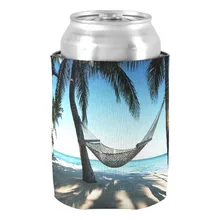 Летние пляжные пользовательские может охладитель солнце кокосовое гамак узор пива держатели для отдыха Домашний Декор пить изоляторов