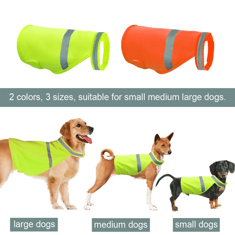 1 шт защитный жилет для собак Светоотражающие маленький большой пальто для домашнего животного щенка одежда для охоты Training Товары для собак Продукты