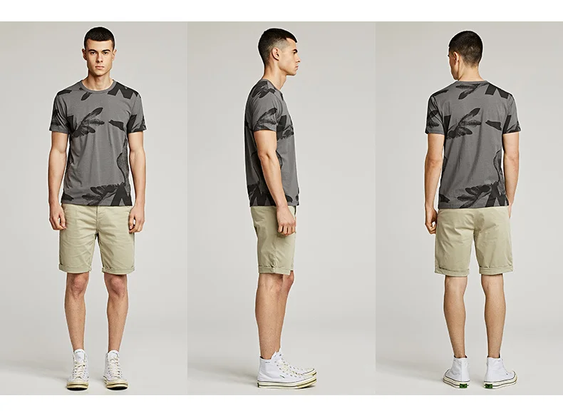 KUEGOU летняя хлопковая Футболка с принтом, Мужская футболка, брендовая футболка с коротким рукавом, Мужская модная одежда размера плюс, Топ 390
