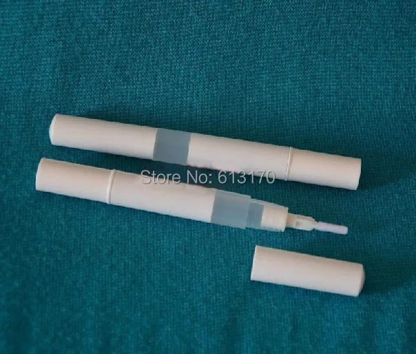 

Free shipping 3ml eyeliner bottle with brush eye shadow bottle empty liquid lipgloss tube mascara revitalash bottles white