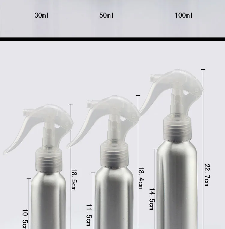30 мл-500 мл Алюминиевый распылитель под давлением распылитель бутылка с насосом для парикмахерских татуировок цветы распылитель воды инструмент
