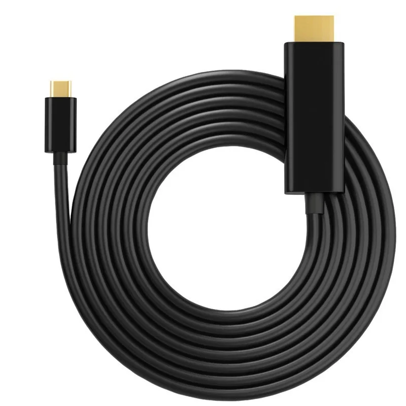 Baolyda USB C на HDMI кабель 1080 P 4 K 1,8 m Тип C на HDMI портом Thunderbolt 3 для MacBook samsung S9/S8 huawei Коврики 20 P20 Pro USB-C HD