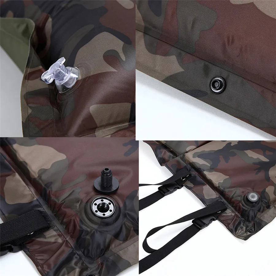 2019 outdoor camping mat inflatable cushion sleeping pad air camping thickening camouflage self inflating camping mat 40J3 (11)