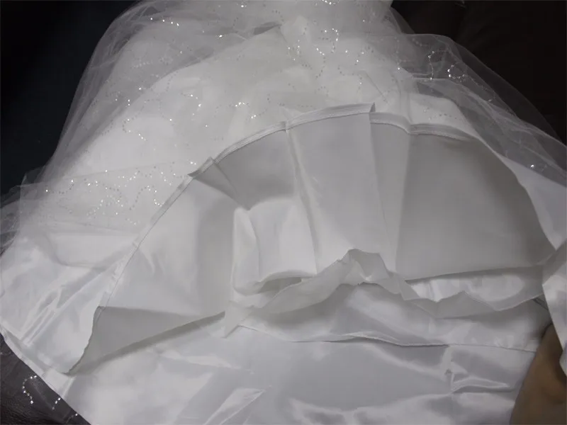 bridal dresses Popodion Sexy Lace Backless Bride Ball Gown Wedding Dress Women Bandage Cheap Wedding Dresses WED90129 ball gown wedding dress