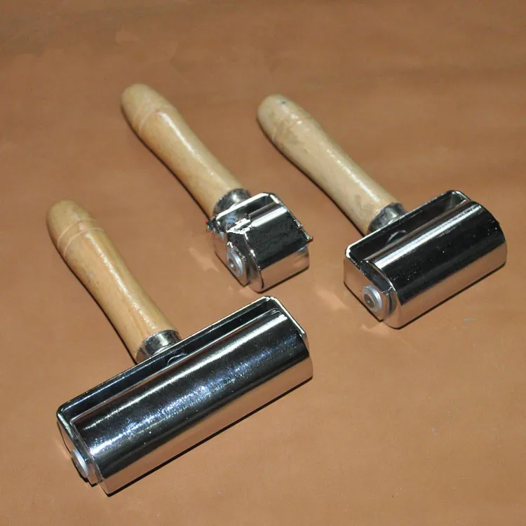 26/59mm Press Edge Roller Leather craft Glue Laminating Tool Leather