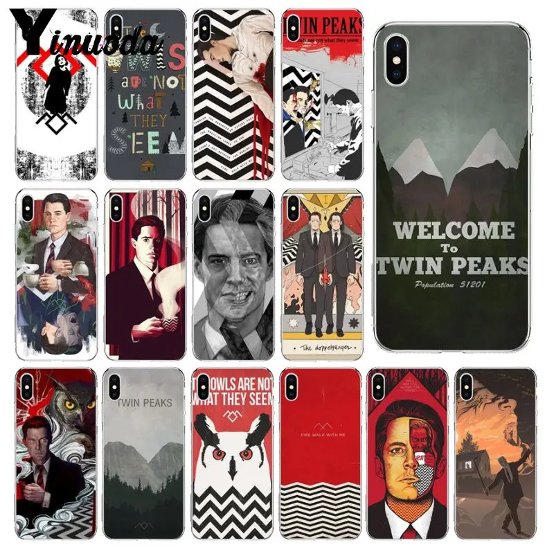 Yinuoda Welcome To Twin Peaks DIY Luxury High-end Protector Case for iPhone 6S 6plus 7 7plus 8 8Plus X Xs MAX 5 5S XR | Мобильные