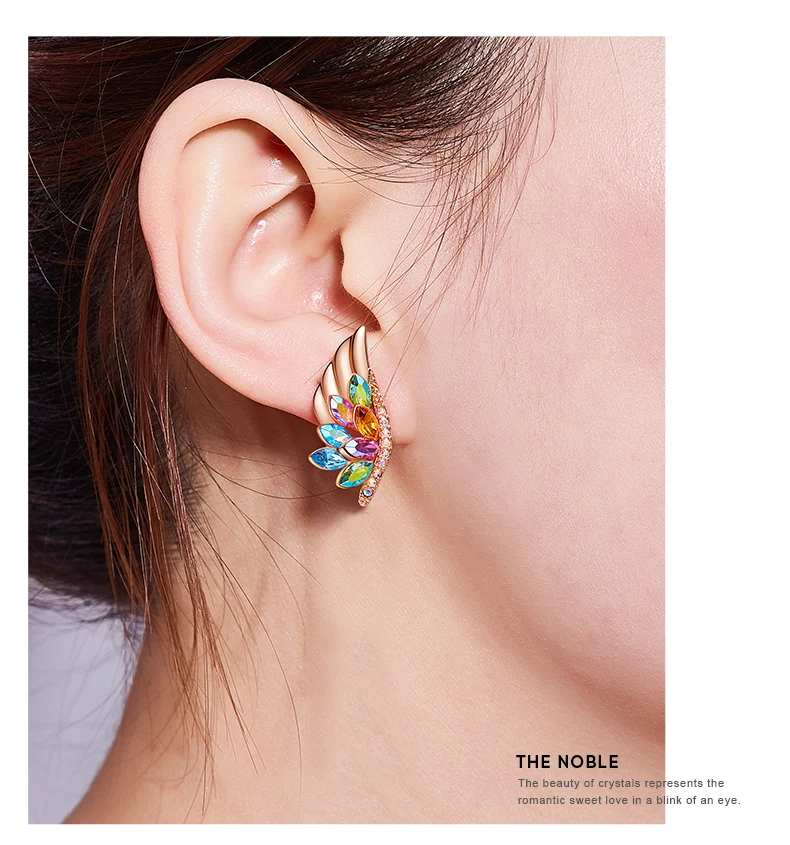Women's Angel Wings Stud Earrings (9)