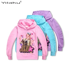 Yilaku/свитер для девочек; детские толстовки с капюшоном; модные детские толстовки с длинными рукавами; Осенняя толстовка с капюшоном для девочек; рубашка с буквенным принтом; CG391