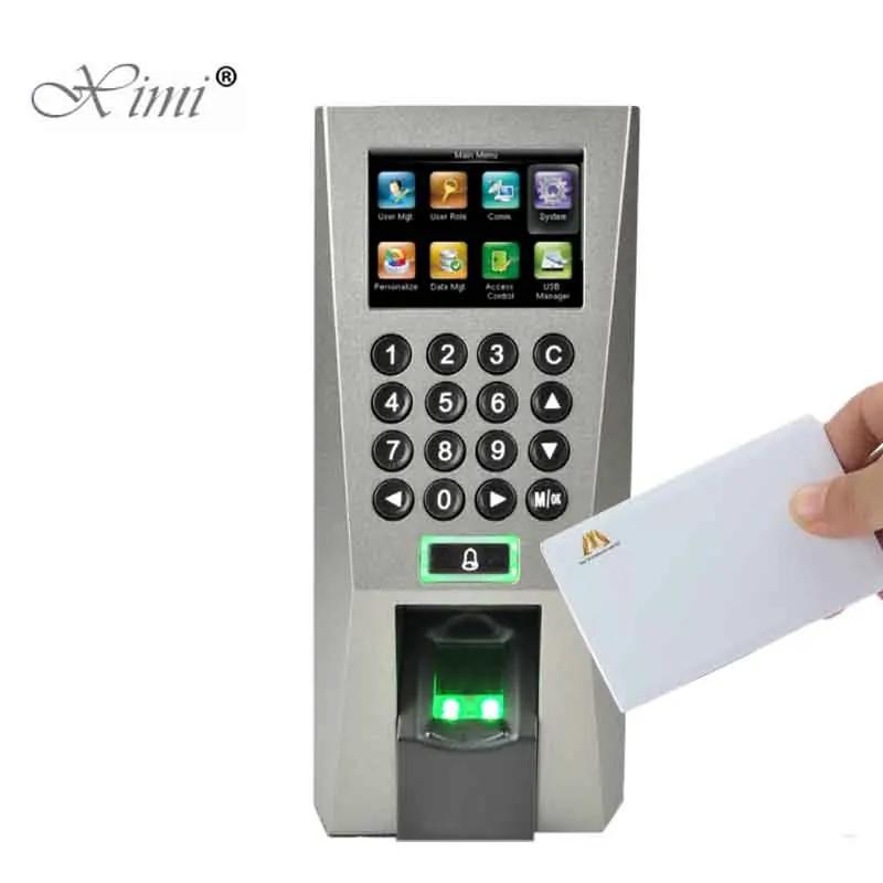Биометрический контроль времени и посещаемости отпечатков пальцев с TCP/IP USB ZK F18