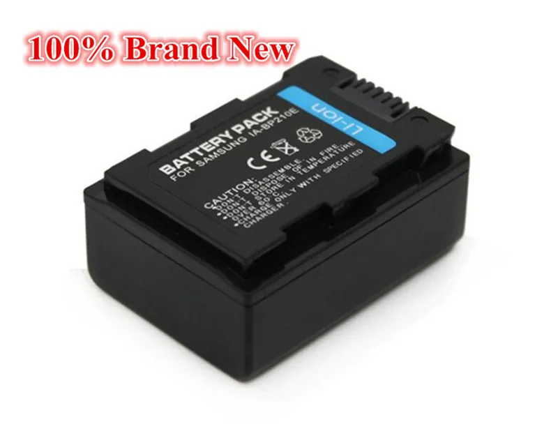 

2000mah 100% brand new Replacement Camera Battery For Samsung IA-BP210E IA BP210E IABP210E HMX-S10 HMX-S15 HMX-S16 HMX-H204