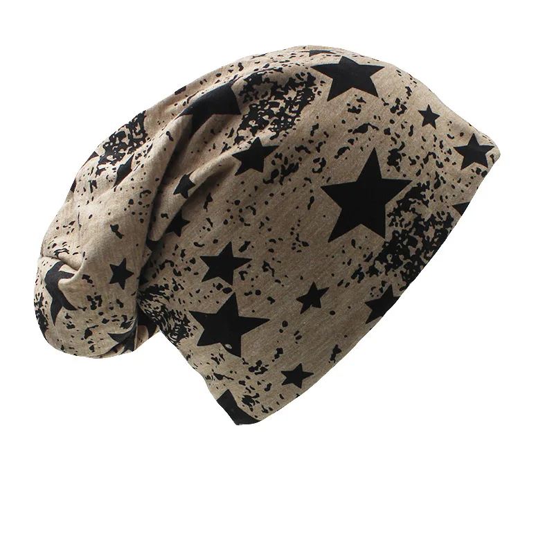 LOVINGSHA Brand Autumn And Winter Hats For Women Stars Design Ladies Thin Hat Skullies And Beanies Men Hat Unisex HT003 5