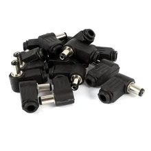 15Pcs Right Angle 5.5mmx2.1mm Male Plug to DC Power Cable Connector                                                           #8