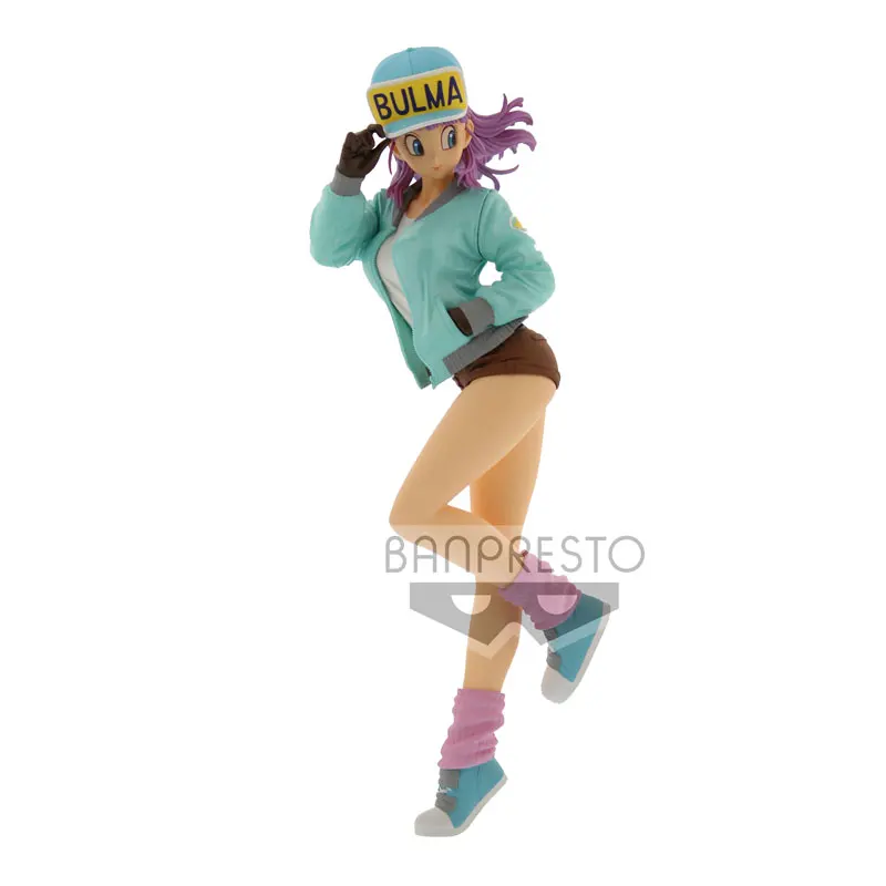 100% оригинальная Коллекционная Фигурка Banpresto с блестками Bulma II (специальный цвет