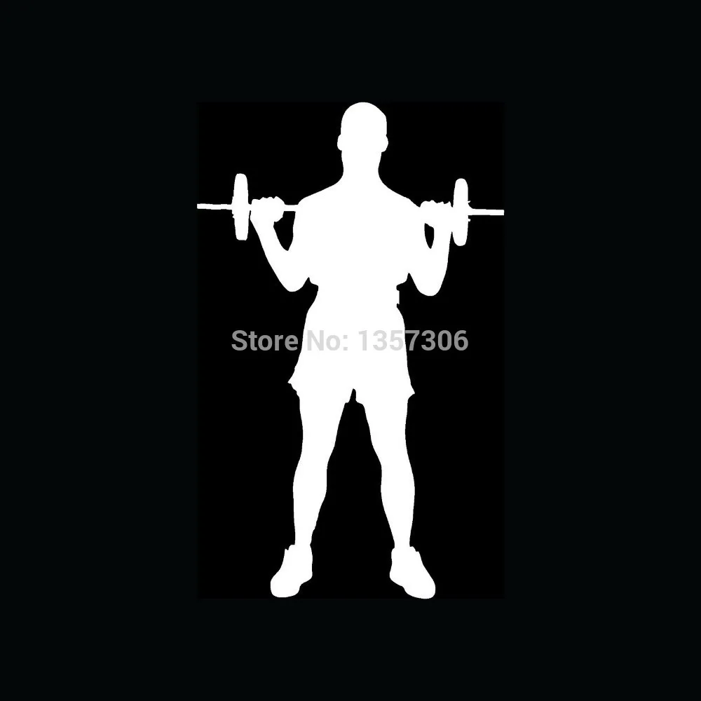 Hot Sale Weight Lifting Sticker Gym Trainer Bench Workout Truck Bumper SUV Door Vinyl Decal 9 Colors | Автомобили и мотоциклы