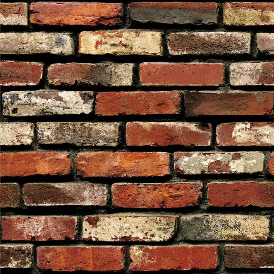

Creative and Fashionable Countryside 3D Wall Paper Brick Stone Rustic Effect Self-adhesive Wall Sticker Home Decor m26