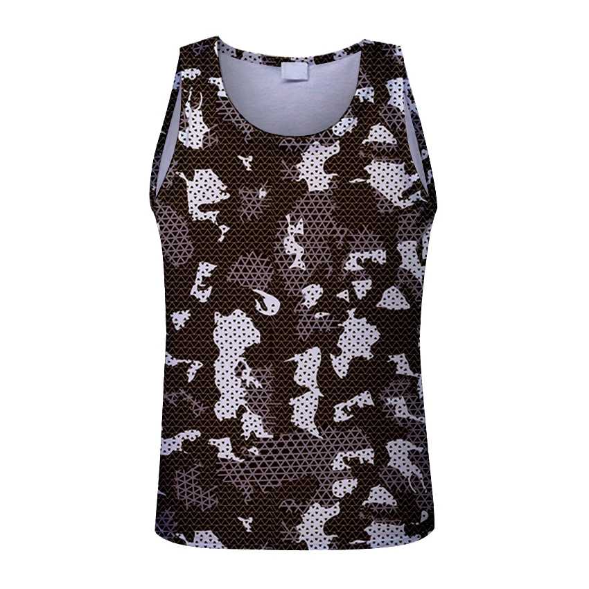 

2018 Fitness Men Bodybuilding camouflage Tank Tops Sleeveless hoodies Clothing Shirts Summer Fashion Workout Clothes