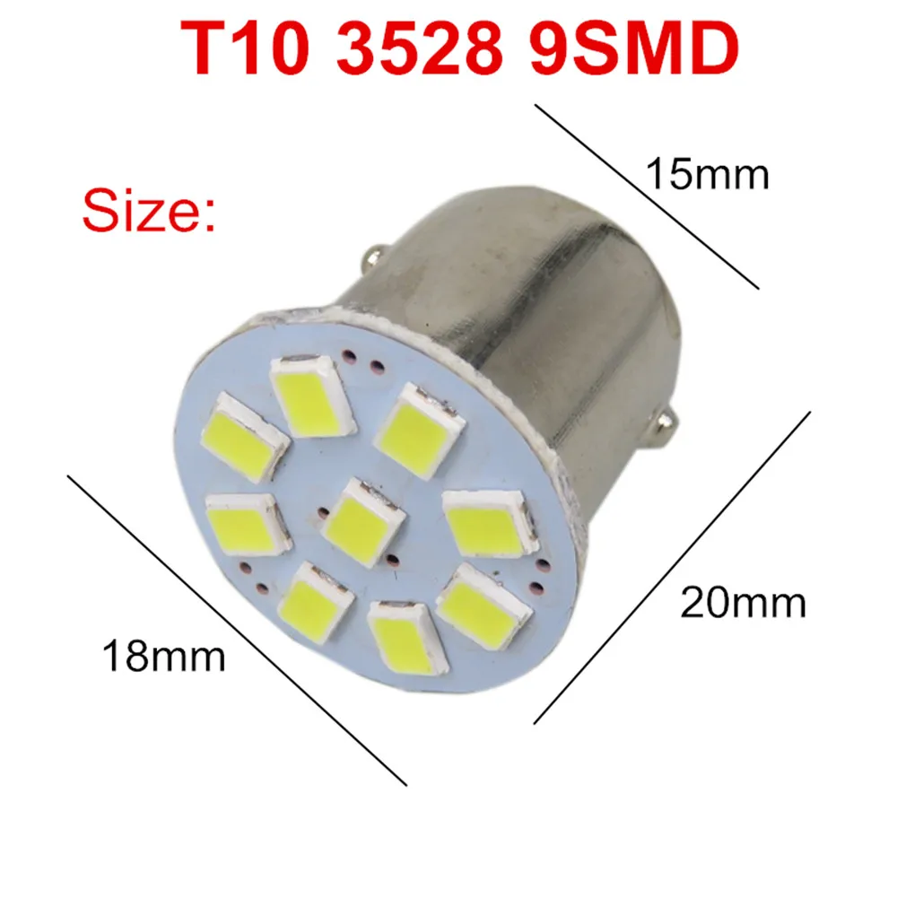 WLJH 50 шт. 1156 BA15S 7506 LED 1157 BAY15D 7528 авто Стайлинг грузовик задний стоп резервный фонарь