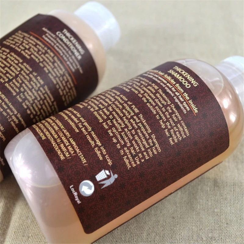 Champú y acondicionador para el crecimiento del cabello pérdida de cabello 3 uds. Un conjunto con aceite de argán que evita el adelgazamiento temprano del cabello para hombres y mujeres - 6