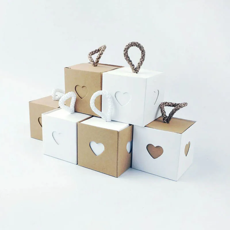

Modern Fresh Solid Color Heart Candy Box Wedding Engagement Party Kids Gift Birthday Baby Shower Celebration Supplies NAD